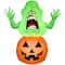 3.5ft. Airblown® Inflatable Halloween Ghostbusters Slimer on Pumpkin